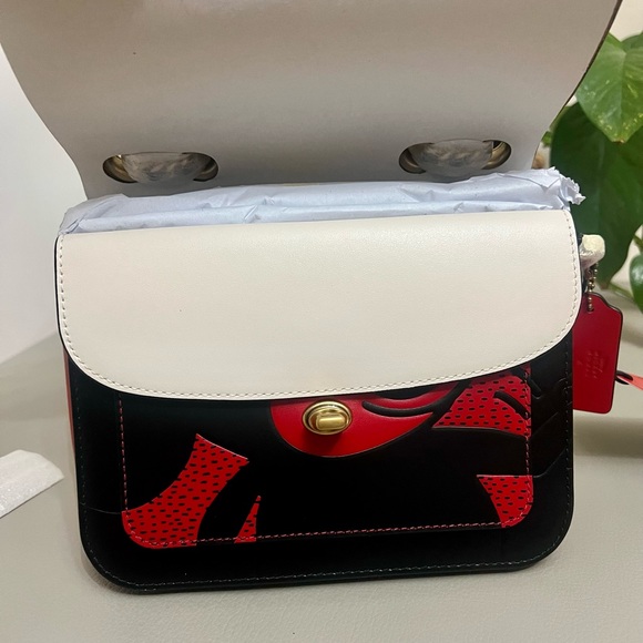 NWT COACH Disney Mickey Mouse X Keith Haring Madison Shoulder Bag 19 $495 - Picture 9 of 16